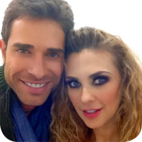 Aracely Arambula y Sebastian Rullo