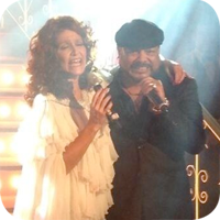 Daniela Romo y Francisco Cespedes