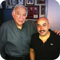 Lupillo Rivera y Emilio Larrosa