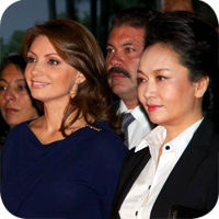 Angelica Rivera y Peng Liyuan