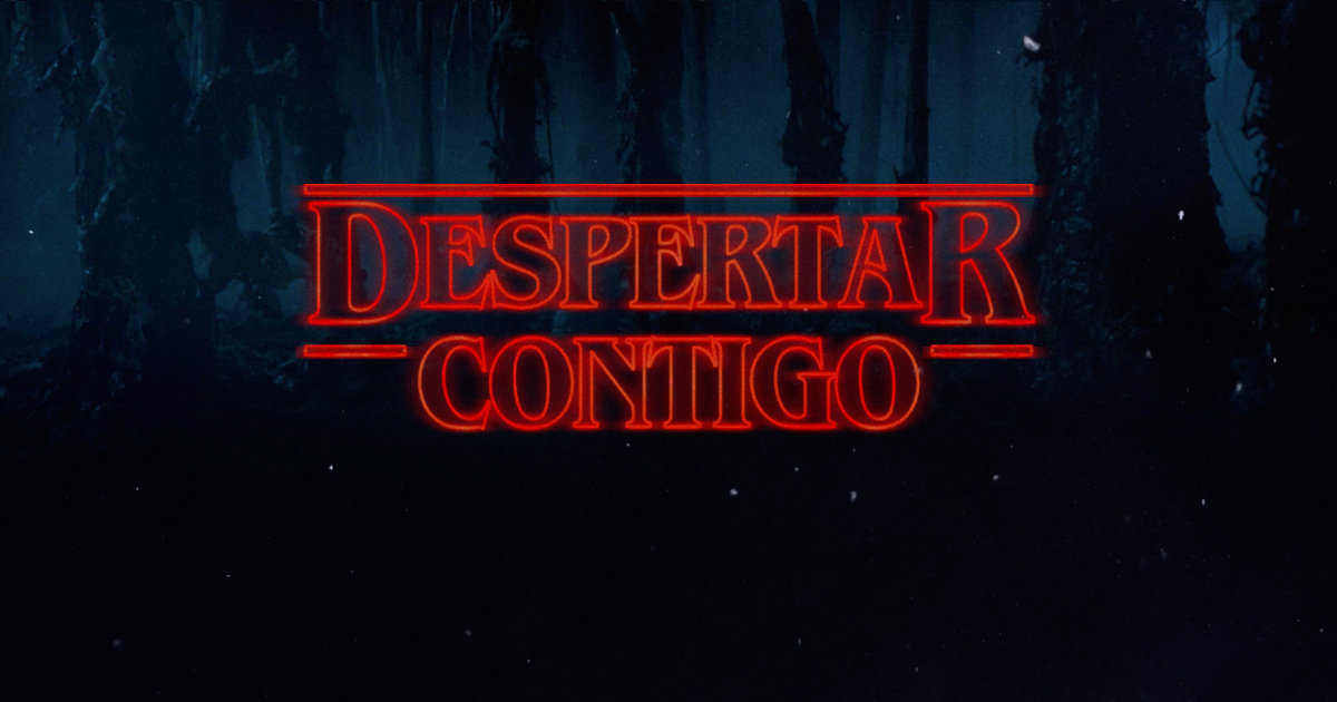 Stranger Things Logo: Despertar Contigo Telenovela