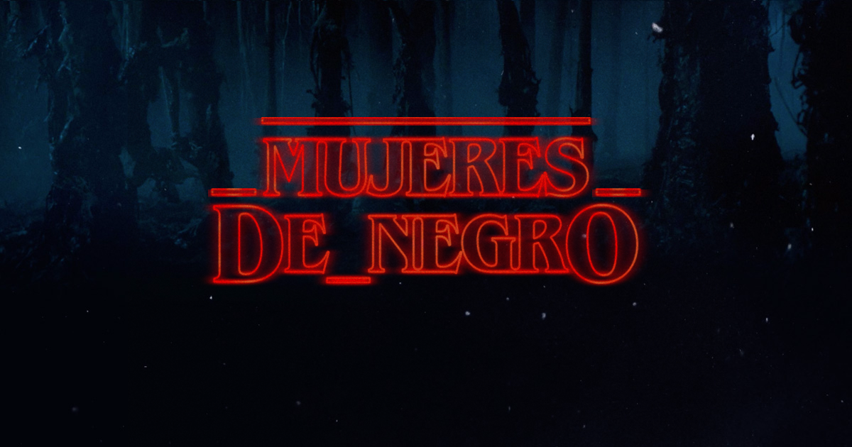 Stranger Things Logo: Mujeres De Negro Telenovela