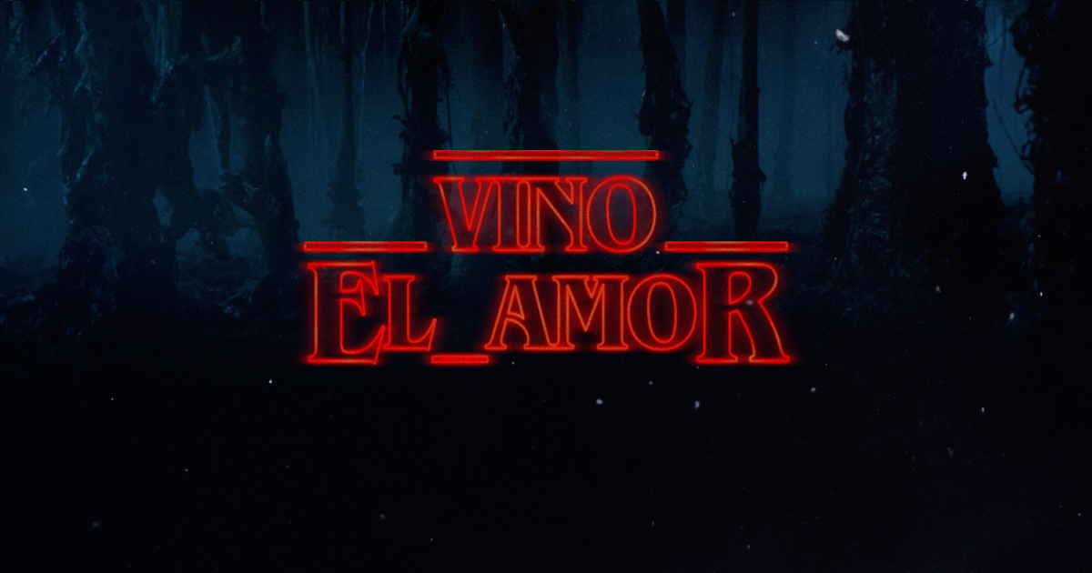 Stranger Things Logo: Vino El Amor Telenovela